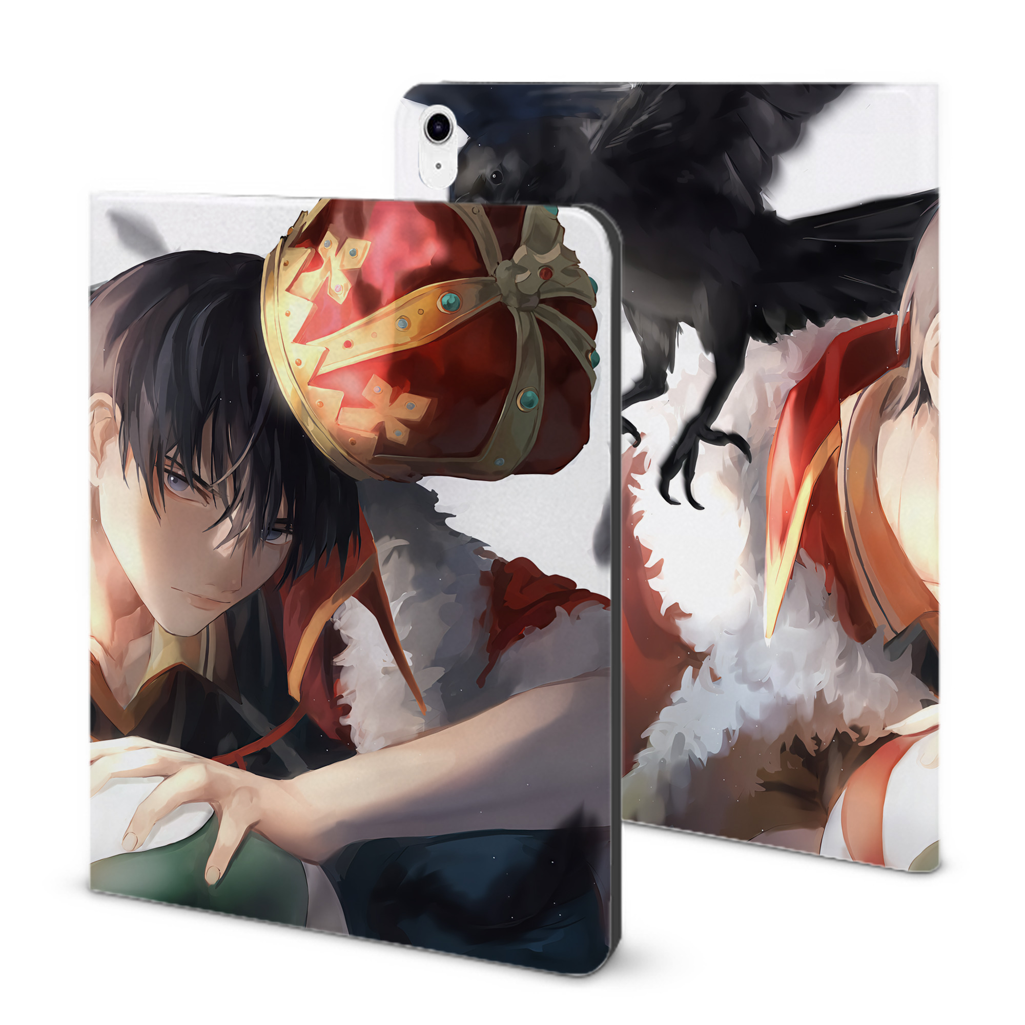 （画像用） ハイキュー!! Haikyu!! IPad ケース ブック型 PUレザー TPU 耐衝撃 軽量 薄型 ペン収納なし 全面保護 IPad 各モデル対応